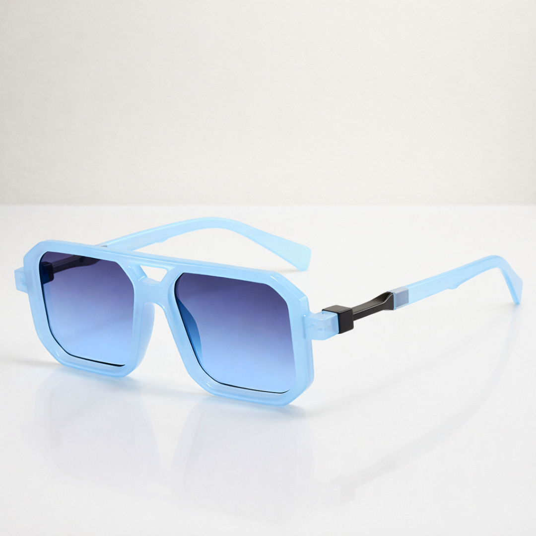 ECHO EXOTIC | Angular Color-Block Sunglasses | UV400 Tropical