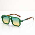 ECHO EXOTIC | Angular Color-Block Sunglasses | UV400 Tropical