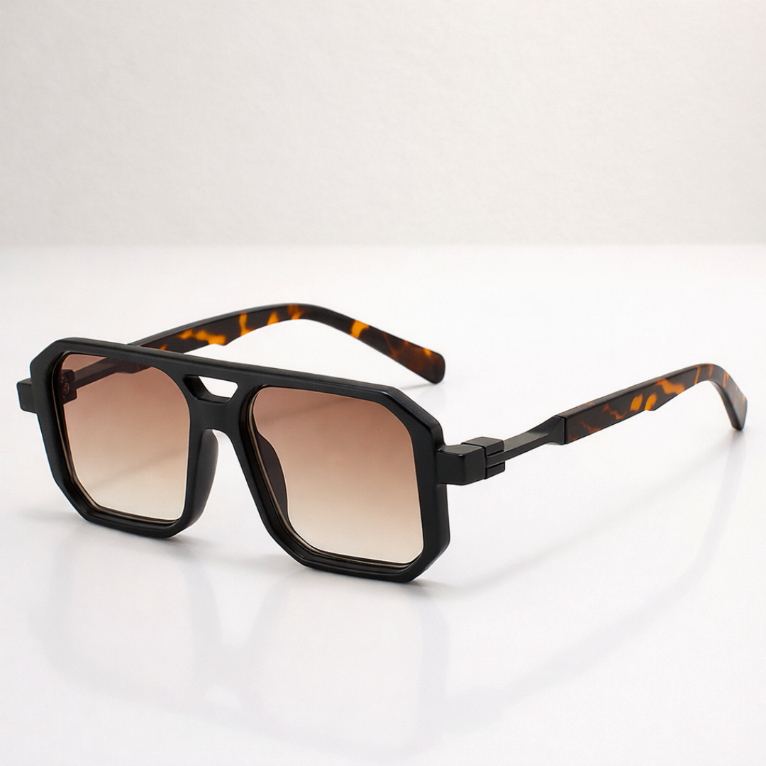 ECHO EXOTIC | Angular Color-Block Sunglasses | UV400 Tropical