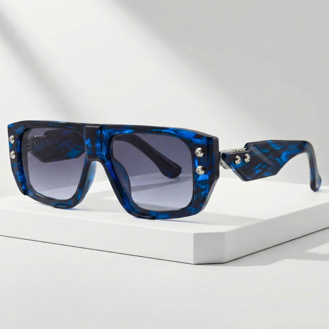 CIPHER RIVET | Oversized Rivet Polycarbonate Sunglasses | UV400