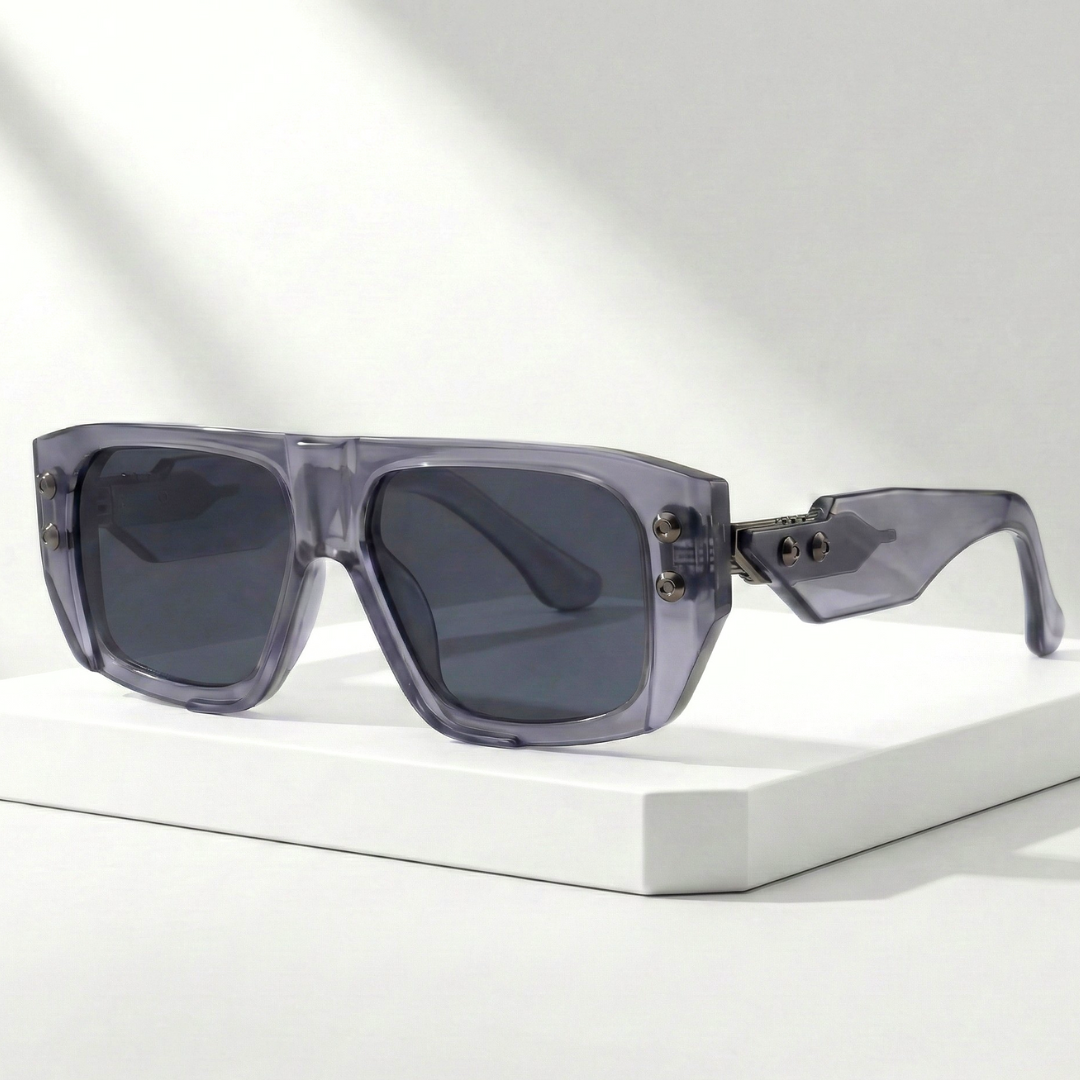 CIPHER RIVET | Oversized Rivet Polycarbonate Sunglasses | UV400