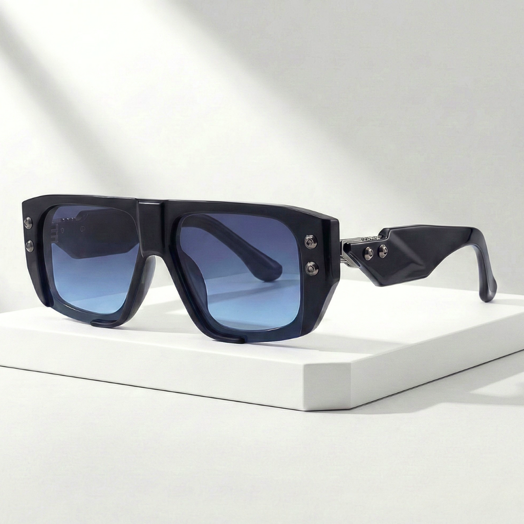 CIPHER RIVET | Oversized Rivet Polycarbonate Sunglasses | UV400