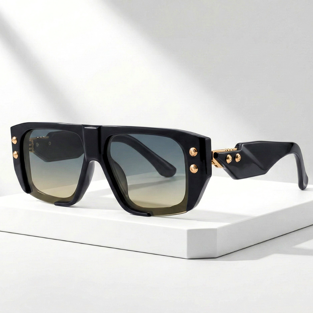 CIPHER RIVET | Oversized Rivet Polycarbonate Sunglasses | UV400