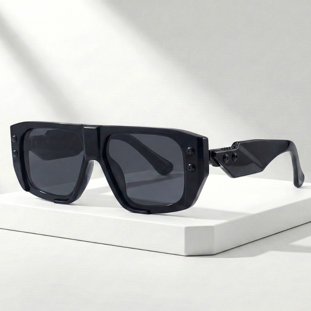 CIPHER RIVET | Oversized Rivet Polycarbonate Sunglasses | UV400
