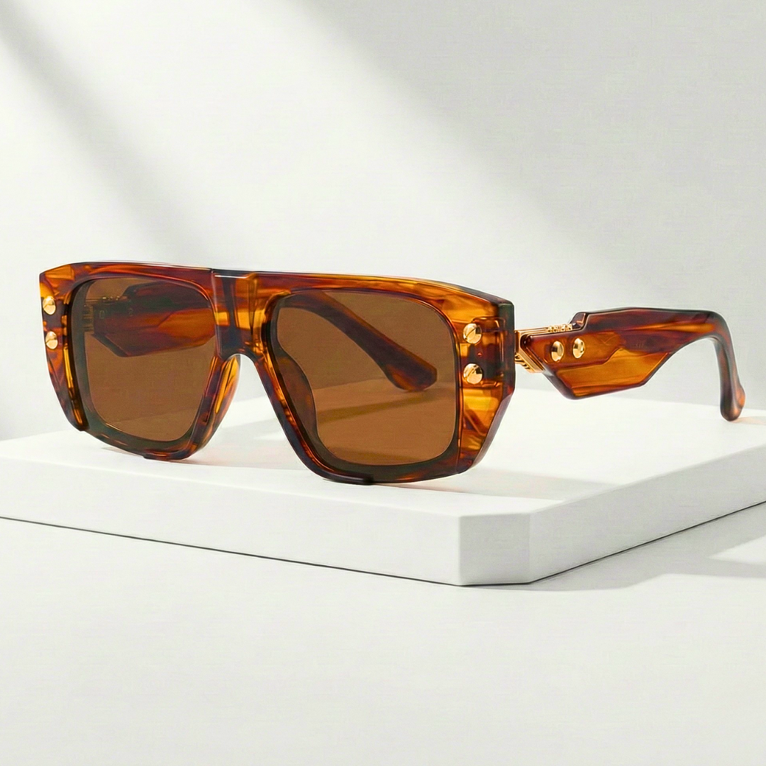CIPHER RIVET | Oversized Rivet Polycarbonate Sunglasses | UV400