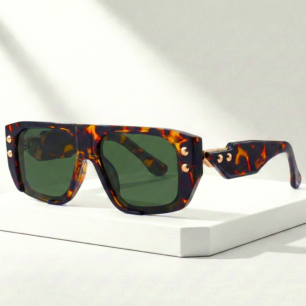CIPHER RIVET | Oversized Rivet Polycarbonate Sunglasses | UV400