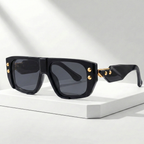 CIPHER RIVET | Oversized Rivet Polycarbonate Sunglasses | UV400