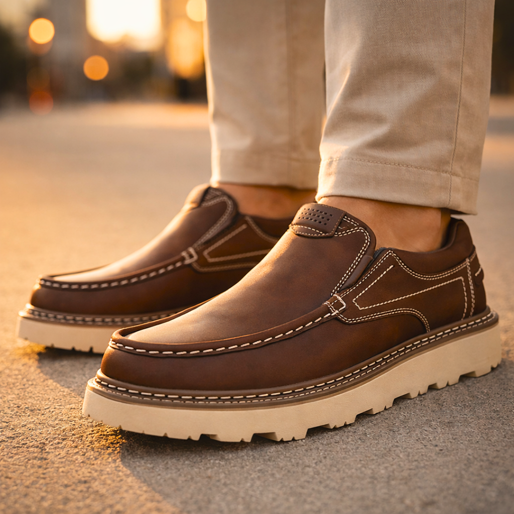 Hampton Lane Leather Loafers