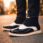 Hampton Lane Leather Brogue Boots