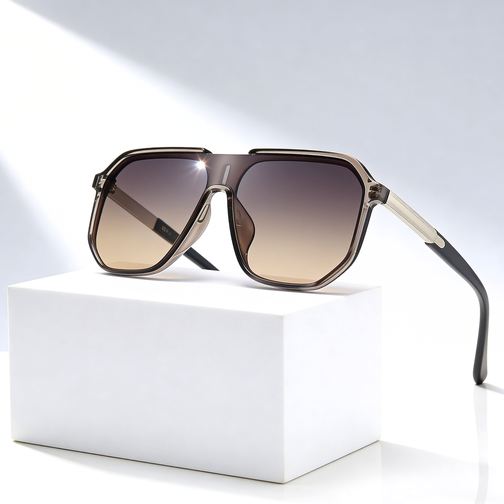 DRIFT AVIATOR | Oversized Square Aviator Sunglasses | UV400