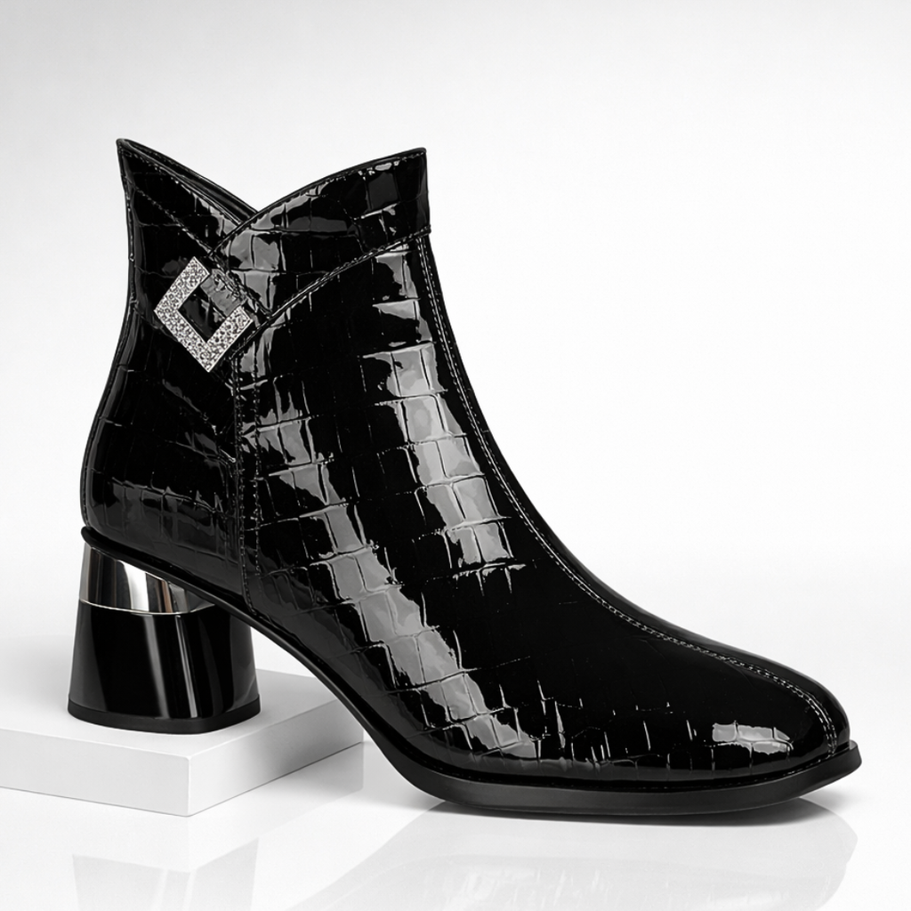 Harper Lane Gator Ankle Boots