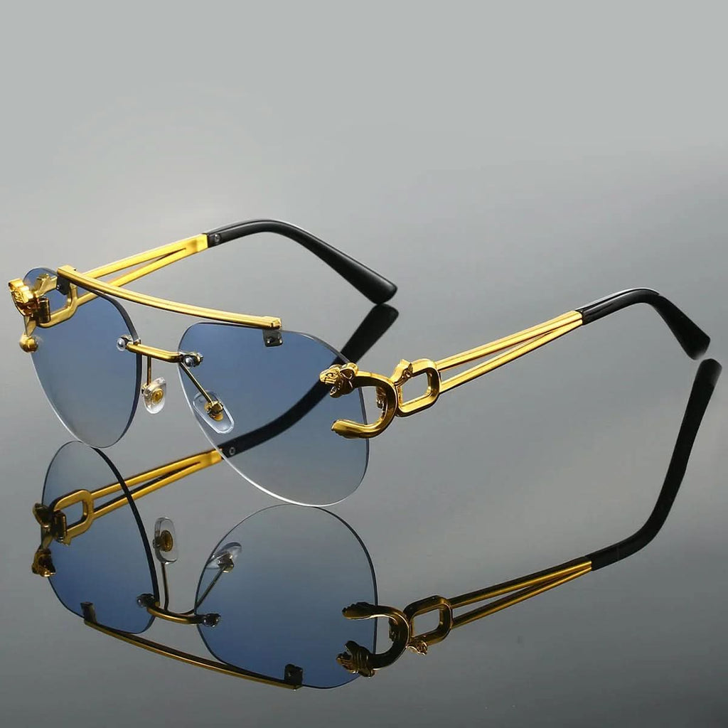 FIERO GOLD | Panther Aviator Sunglasses | UV400 Gradient