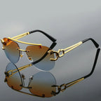 FIERO GOLD | Panther Aviator Sunglasses | UV400 Gradient