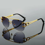 FIERO GOLD | Panther Aviator Sunglasses | UV400 Gradient