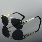 FIERO GOLD | Panther Aviator Sunglasses | UV400 Gradient