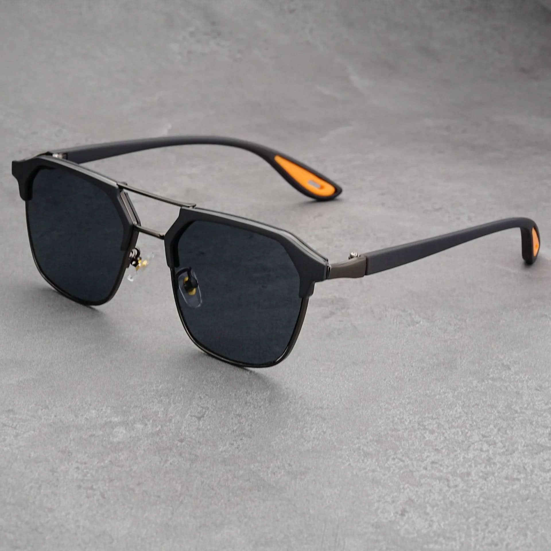 RIFT HEX V2 | Hexagonal Metal-Acetate Sunglasses | UV400