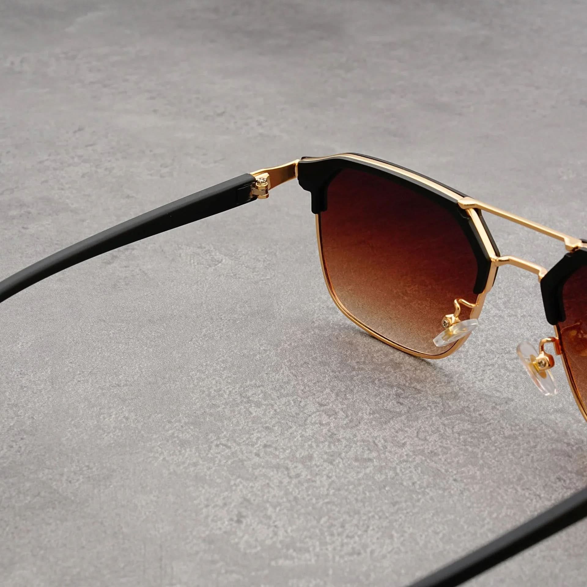 RIFT HEX V2 | Hexagonal Metal-Acetate Sunglasses | UV400