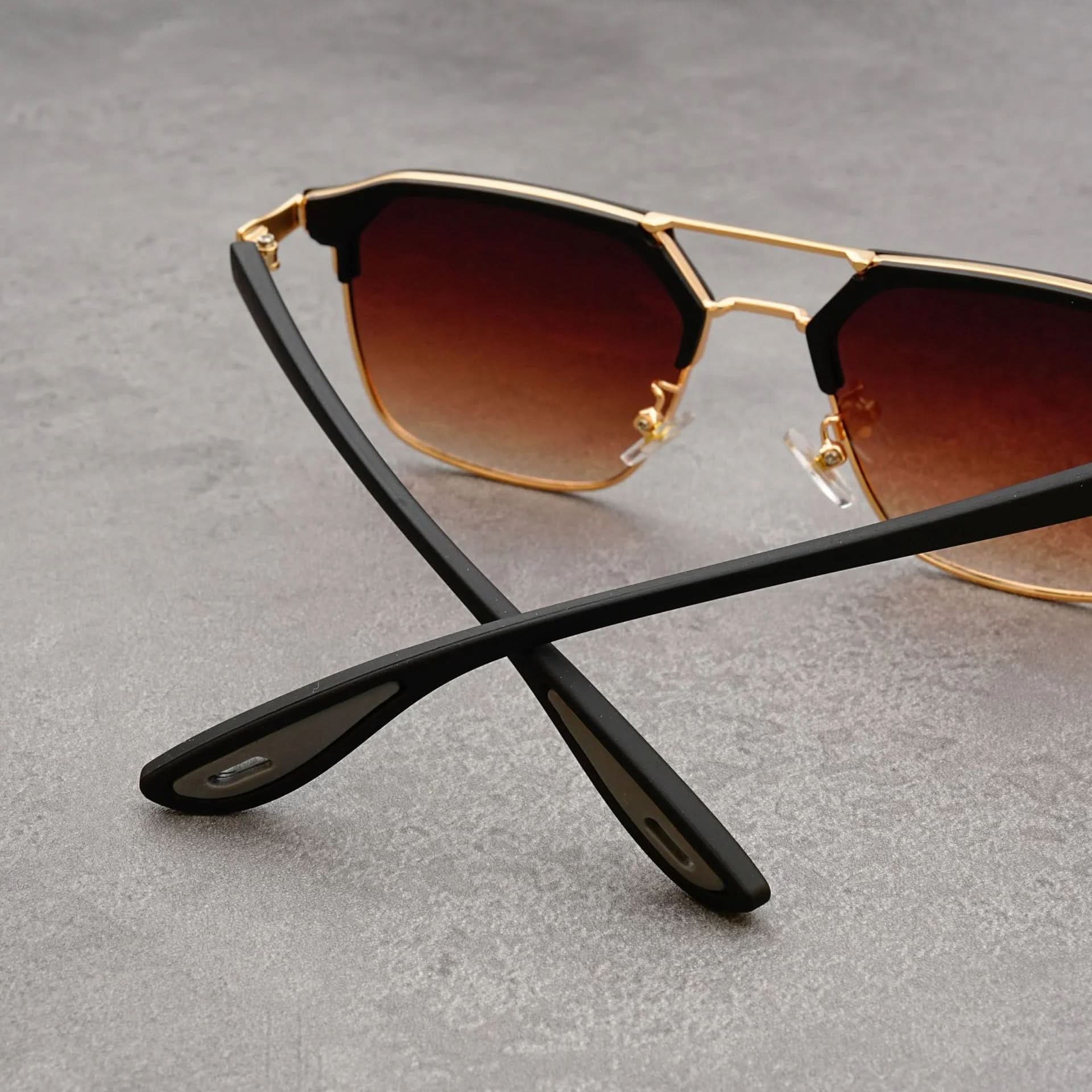 RIFT HEX V2 | Hexagonal Metal-Acetate Sunglasses | UV400