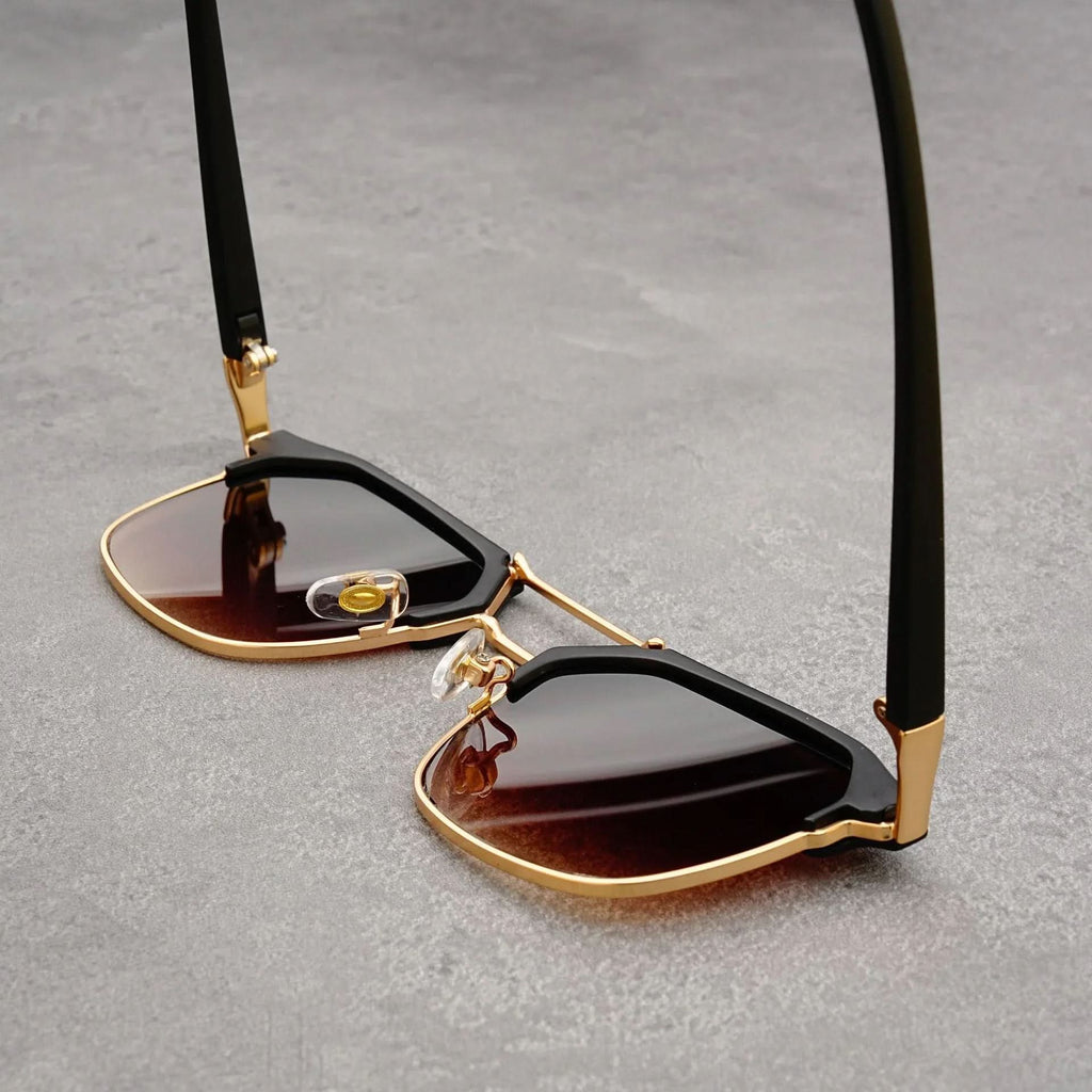 RIFT HEX V2 | Hexagonal Metal-Acetate Sunglasses | UV400