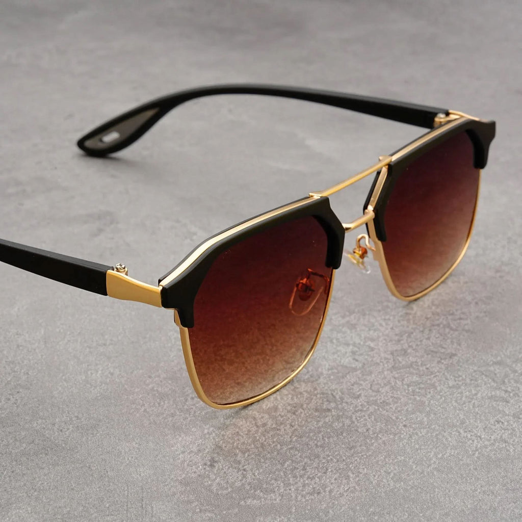 RIFT HEX V2 | Hexagonal Metal-Acetate Sunglasses | UV400