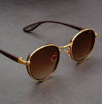RIFT ORIGIN | Round Metal-Acetate Sunglasses | UV400