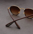 RIFT ORIGIN | Round Metal-Acetate Sunglasses | UV400