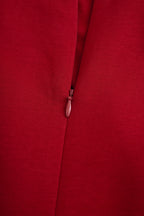 RUBY | Burgundy Sleeveless Midi Dress
