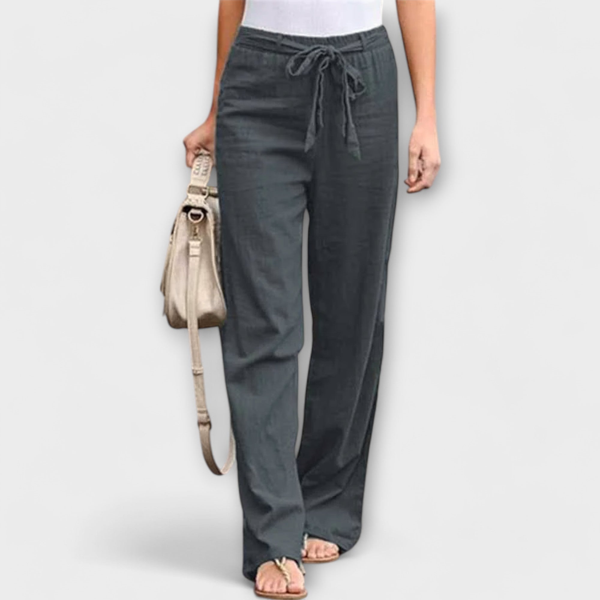 LOREEN | Lightweight Linen Trousers