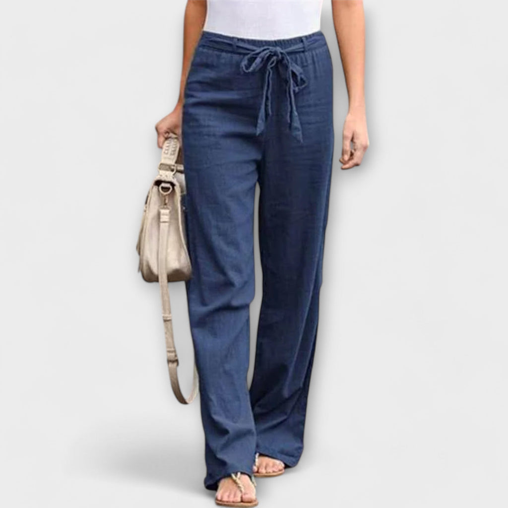 LOREEN | Lightweight Linen Trousers