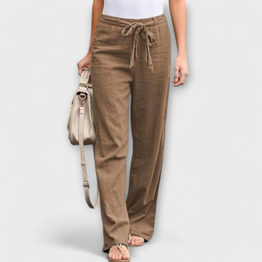 LOREEN | Lightweight Linen Trousers