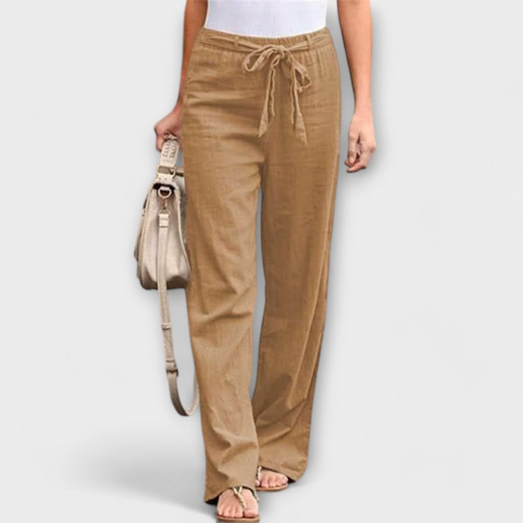 LOREEN | Lightweight Linen Trousers