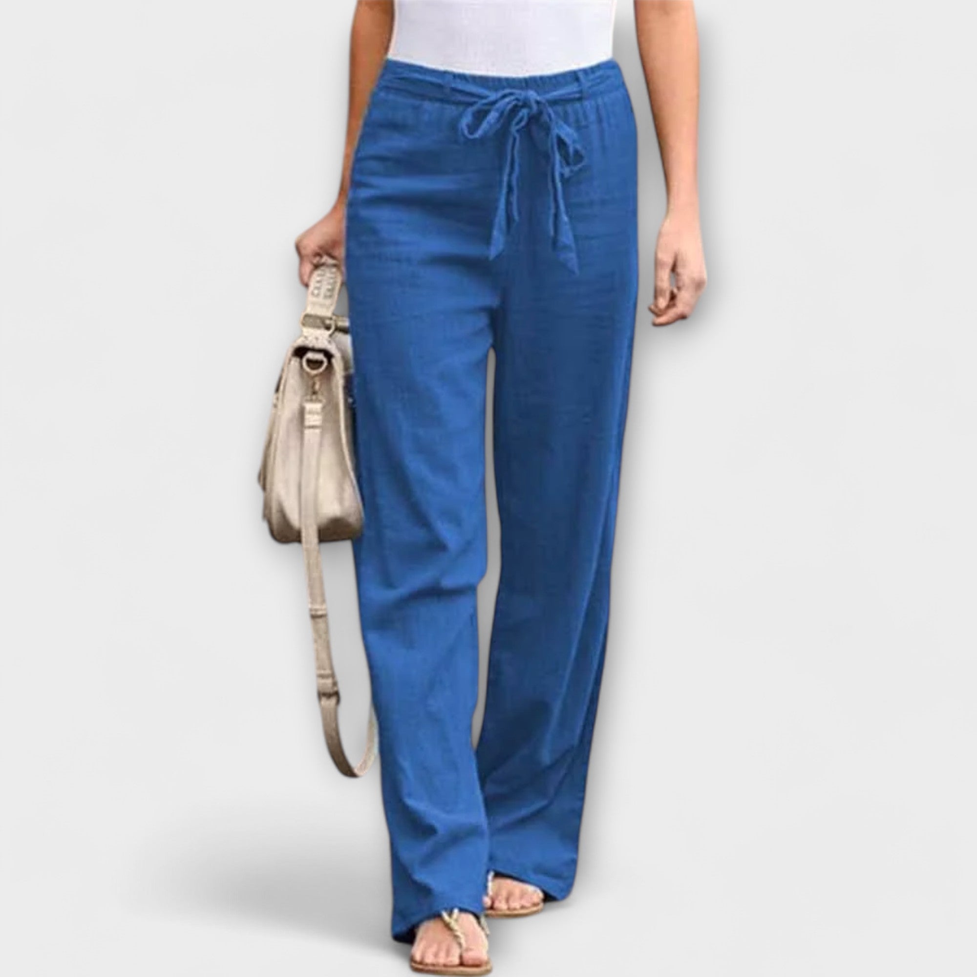 LOREEN | Lightweight Linen Trousers