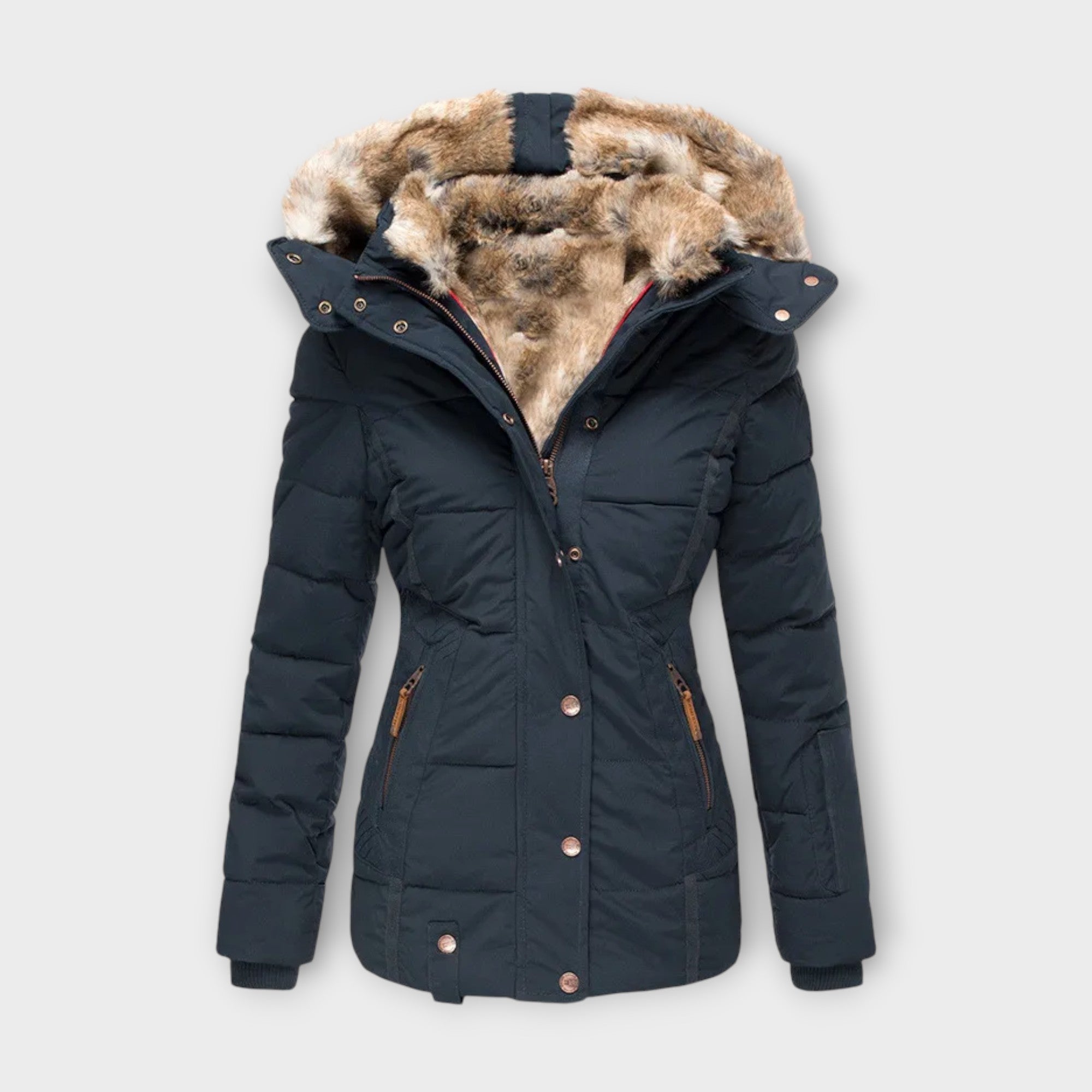 EMINE | Cosy Faux Fur-Lined Jacket