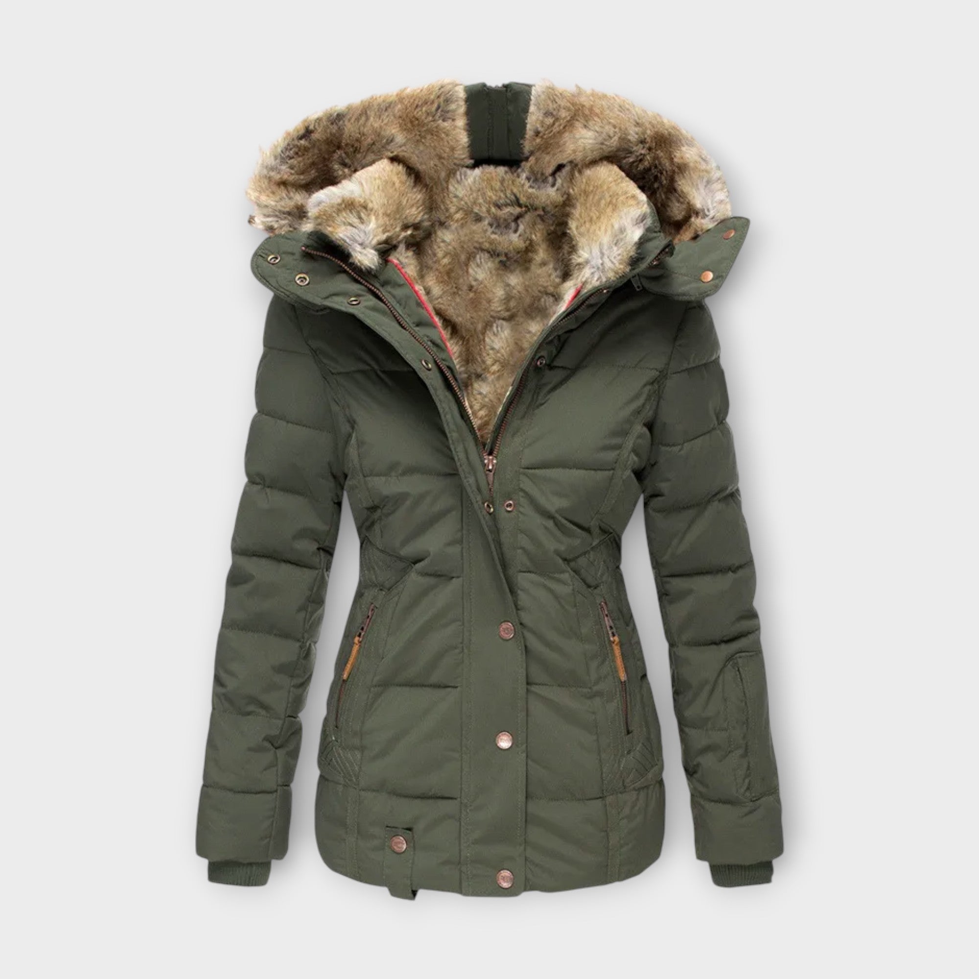 EMINE | Cosy Faux Fur-Lined Jacket