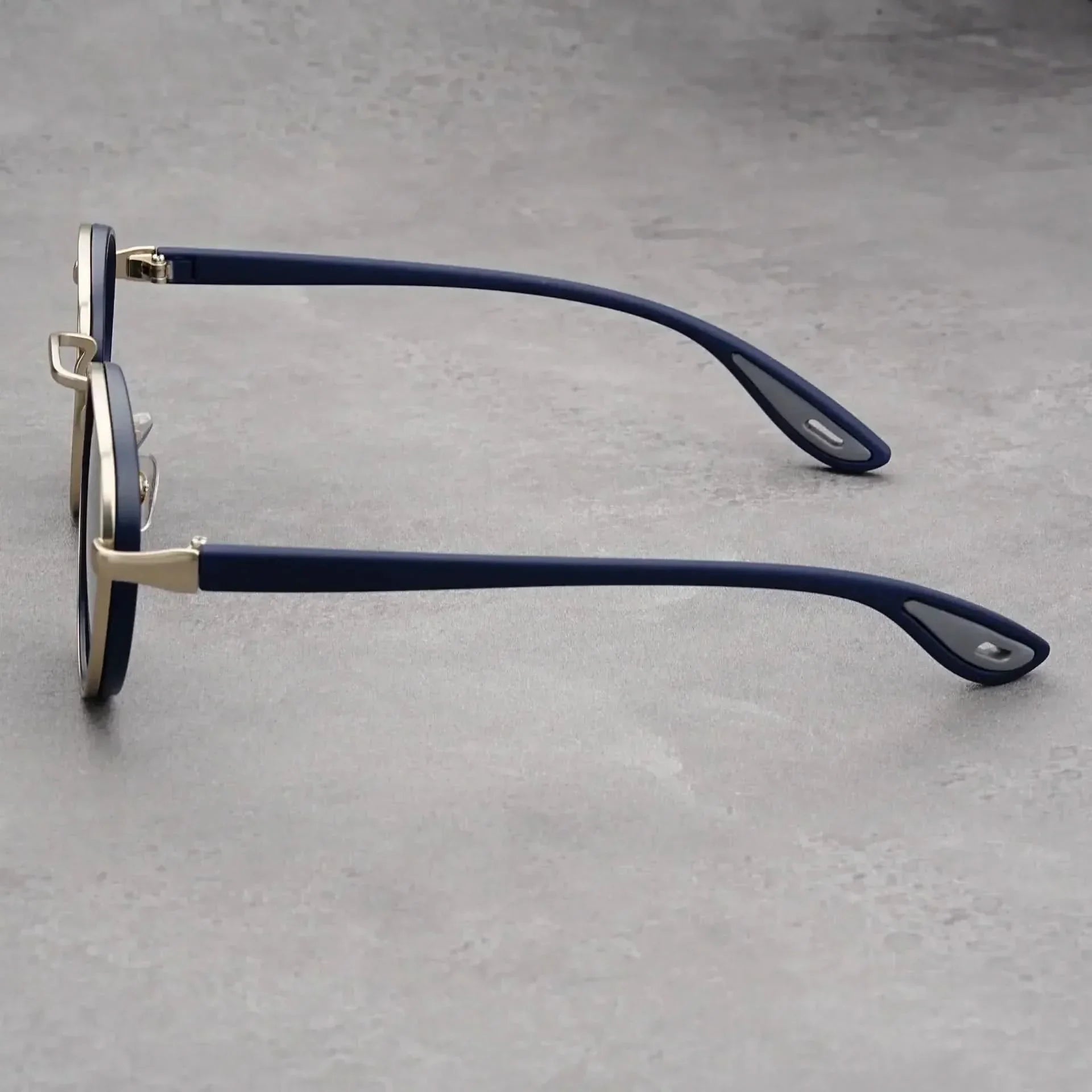 RIFT ORIGIN | Round Metal-Acetate Sunglasses | UV400