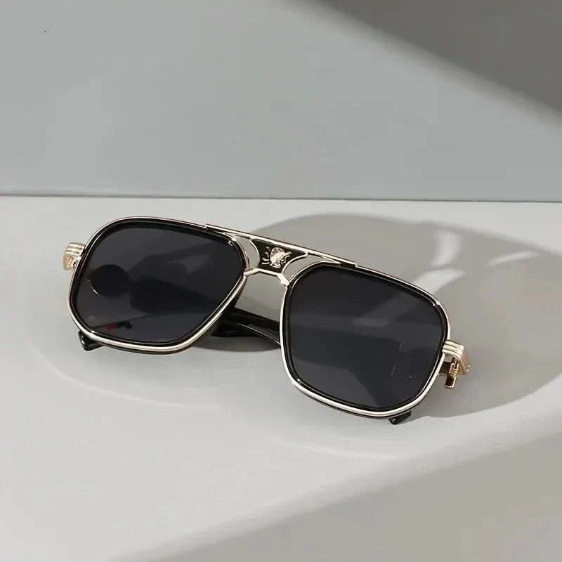 MEDUSA STONE | Gold Embossed Luxury Sunglasses | UV400 Olympia