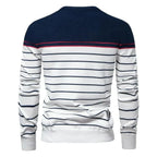 NATHAN | Refined Striped Knit Pullover