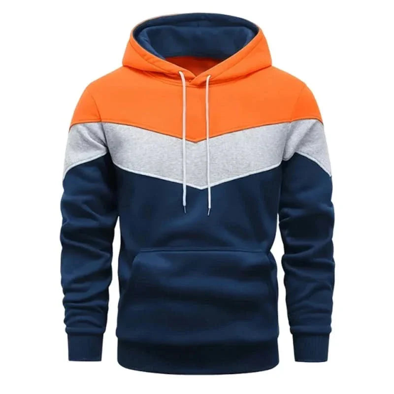 NOLAN | Casual Color-Block Hoodie
