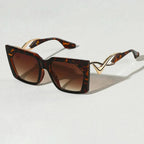 ISLA WAVE | Cat Eye Square Wave-Arm Sunglasses | UV400
