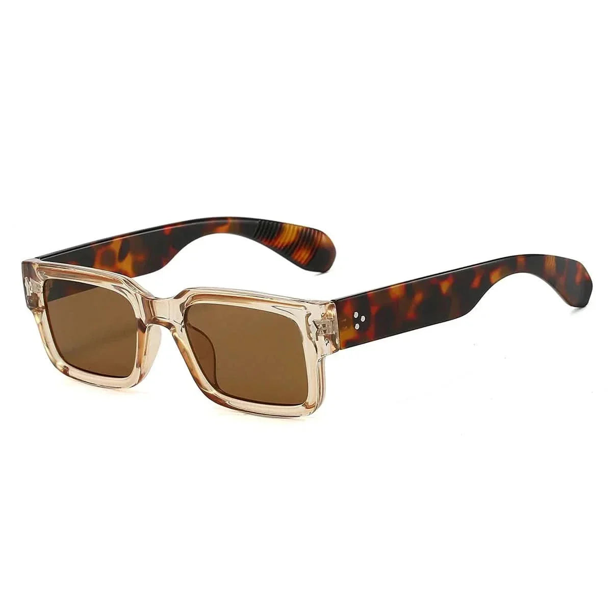 TERRA BOLD | Square Tortoiseshell Sunglasses | UV400 Wide Temple