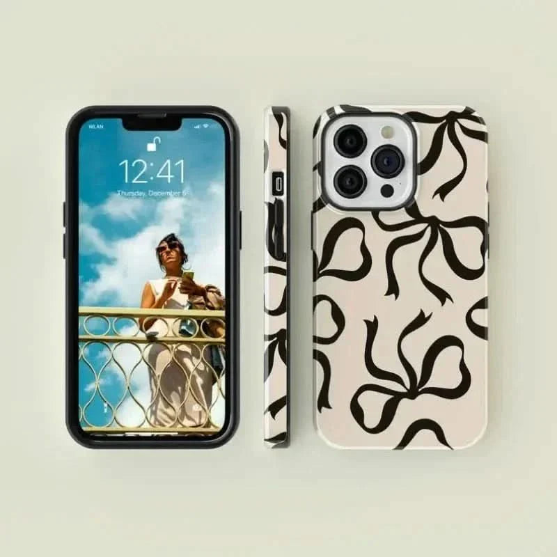 Blush Bow iPhone Case