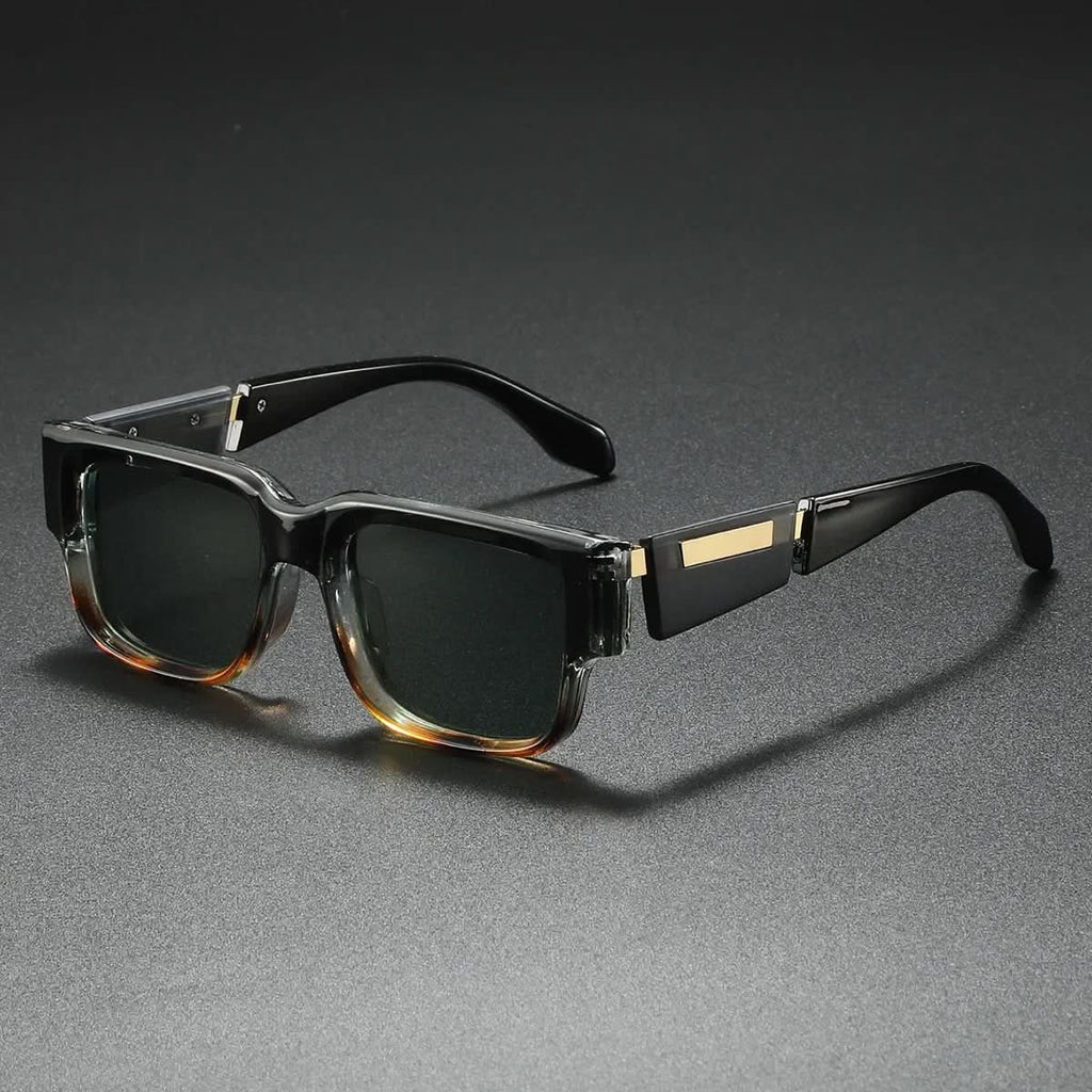CALIBER RETRO | Thick Square Retro Sunglasses | UV400 Anti-Glare