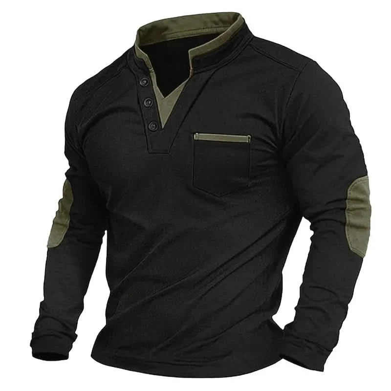 ETHAN | Classic V-Neck Sweatshirt