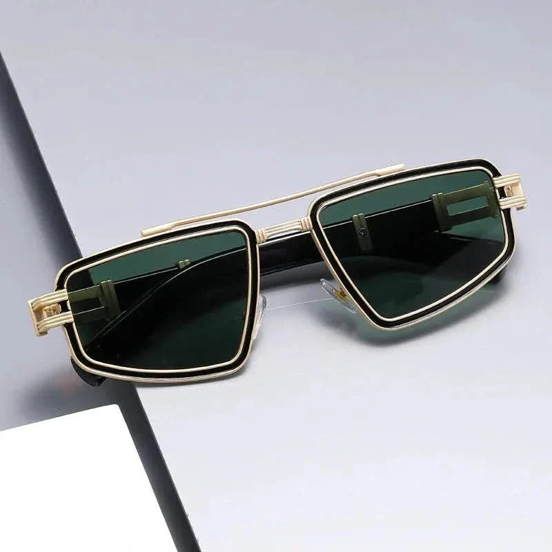 ARLO APEX | Gold Accent Geometric Sunglasses | UV400