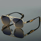 ORO EDGE | Gold Hexagonal Sunglasses | UV400 Gradient