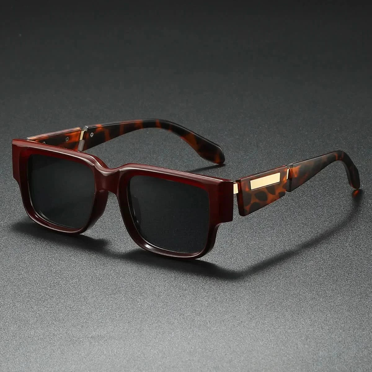 CALIBER RETRO | Thick Square Retro Sunglasses | UV400 Anti-Glare