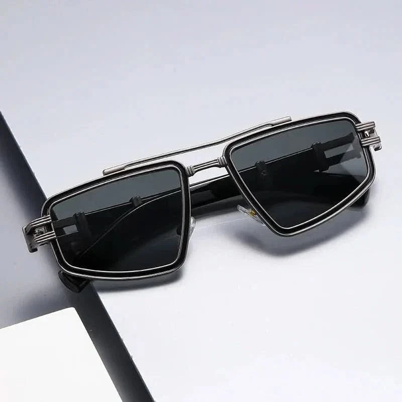 ARLO APEX | Gold Accent Geometric Sunglasses | UV400