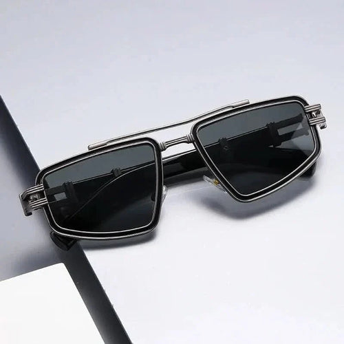 ARLO APEX | Gold Accent Geometric Sunglasses | UV400