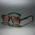 CALLEN VERGE | Clubmaster Square Sunglasses | UV400 Steel Hinge