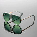 NOVA MINIMAL | Bold Color Gold Aviator Sunglasses | UV400